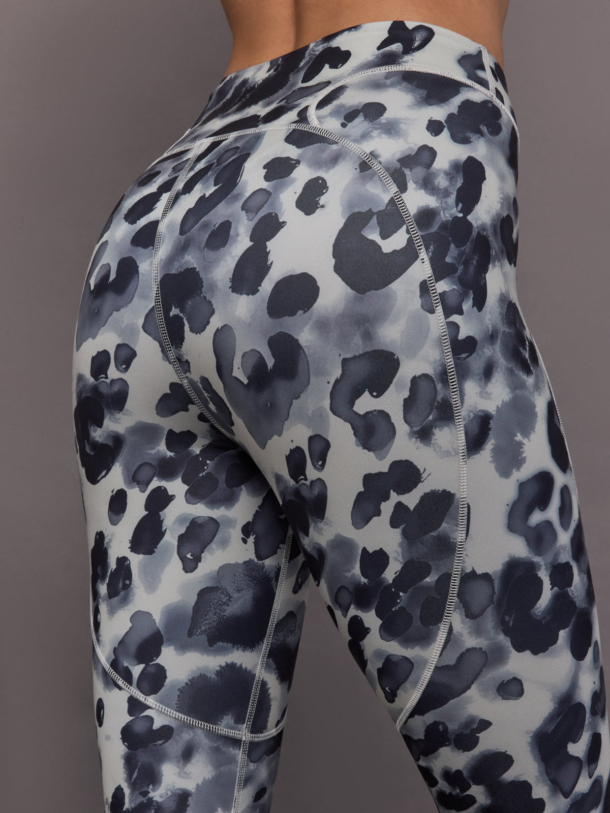 adidas by Stella McCartney Training 7/8 Leggings Printed - Wonder Alumina/Black