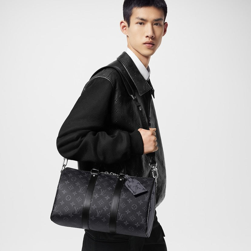 Louis Vuitton Keepall Bandoulière 35 Monogram Eclipse