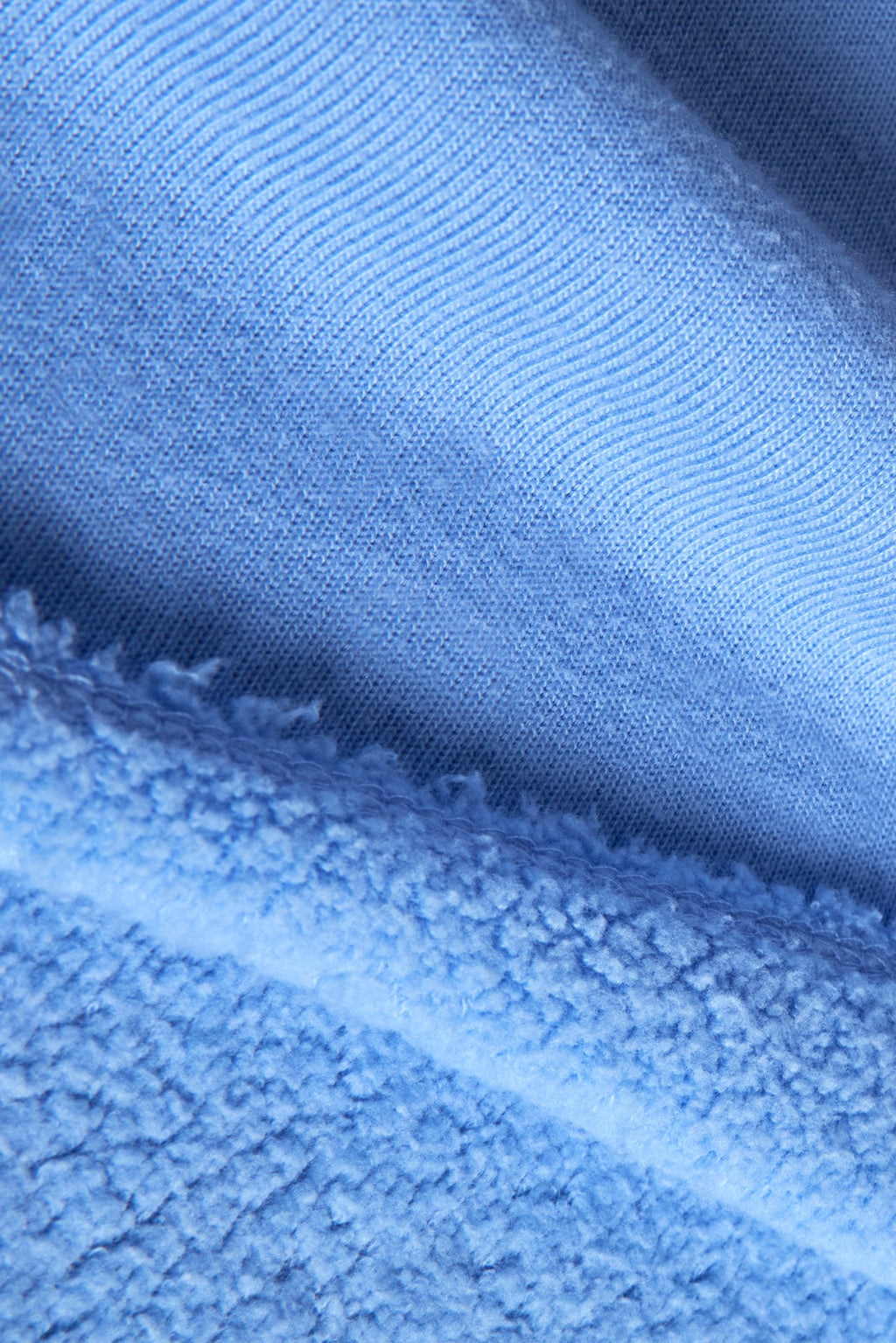 Off Shoulder Sweatshirt in French Terry - Serenity