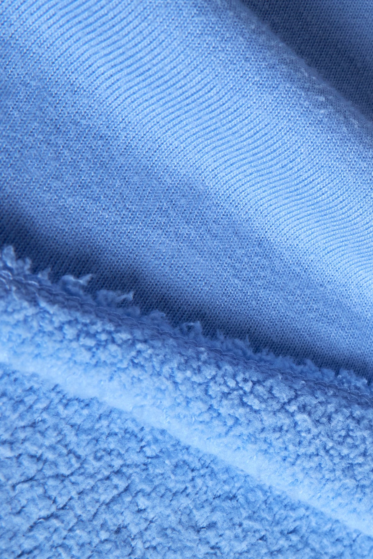Off Shoulder Sweatshirt in French Terry - Serenity