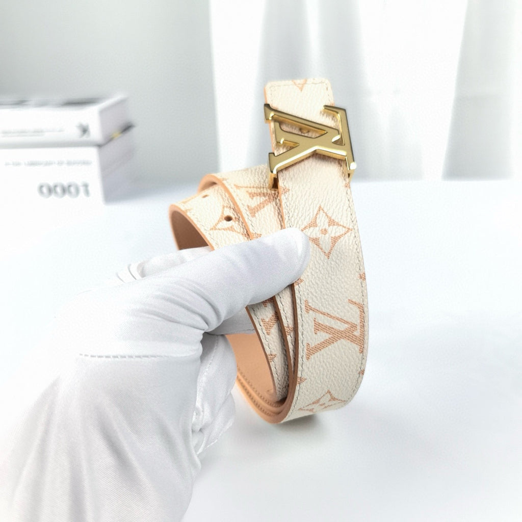 Louis Vuitton LV Initiales Monogram Dune 30mm Reversible Belt