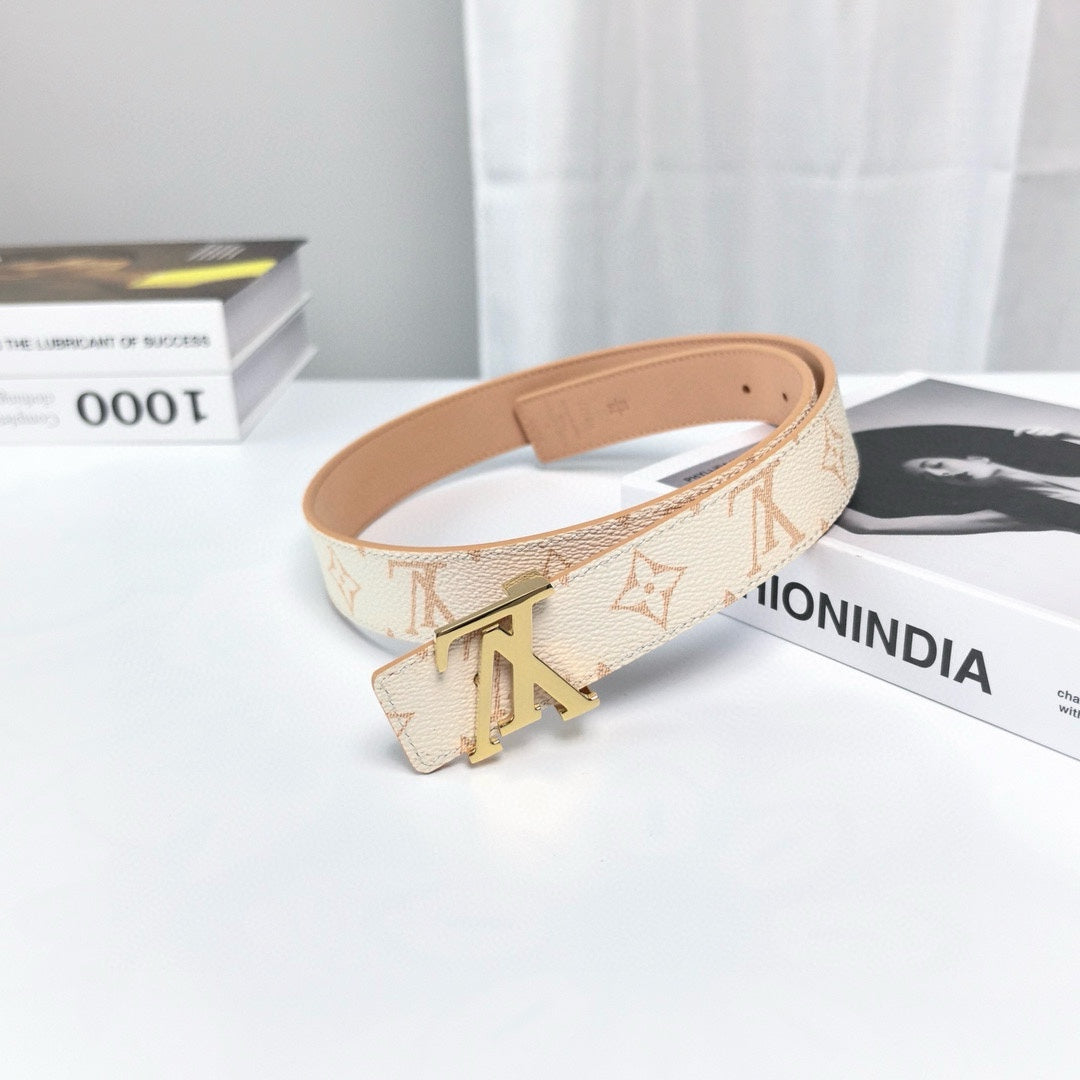 Louis Vuitton LV Initiales Monogram Dune 30mm Reversible Belt