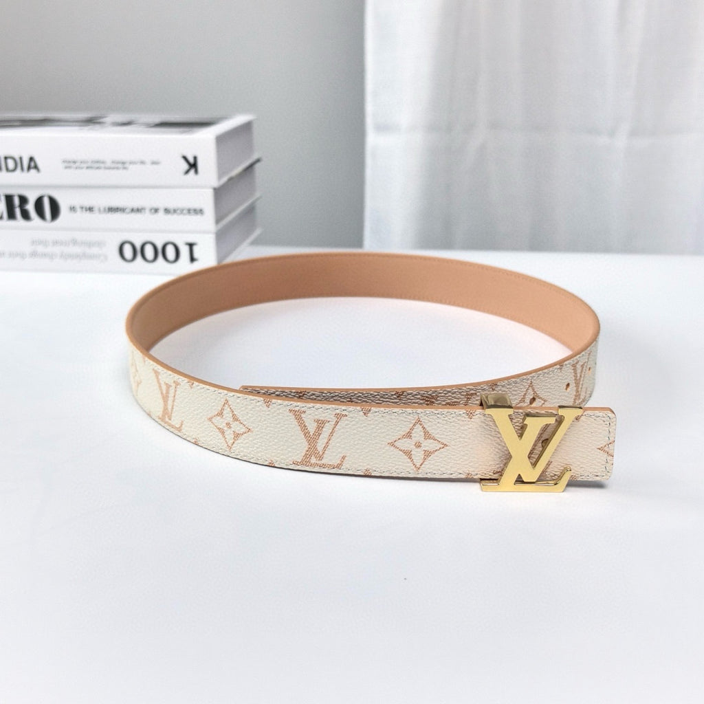 Louis Vuitton LV Initiales Monogram Dune 30mm Reversible Belt