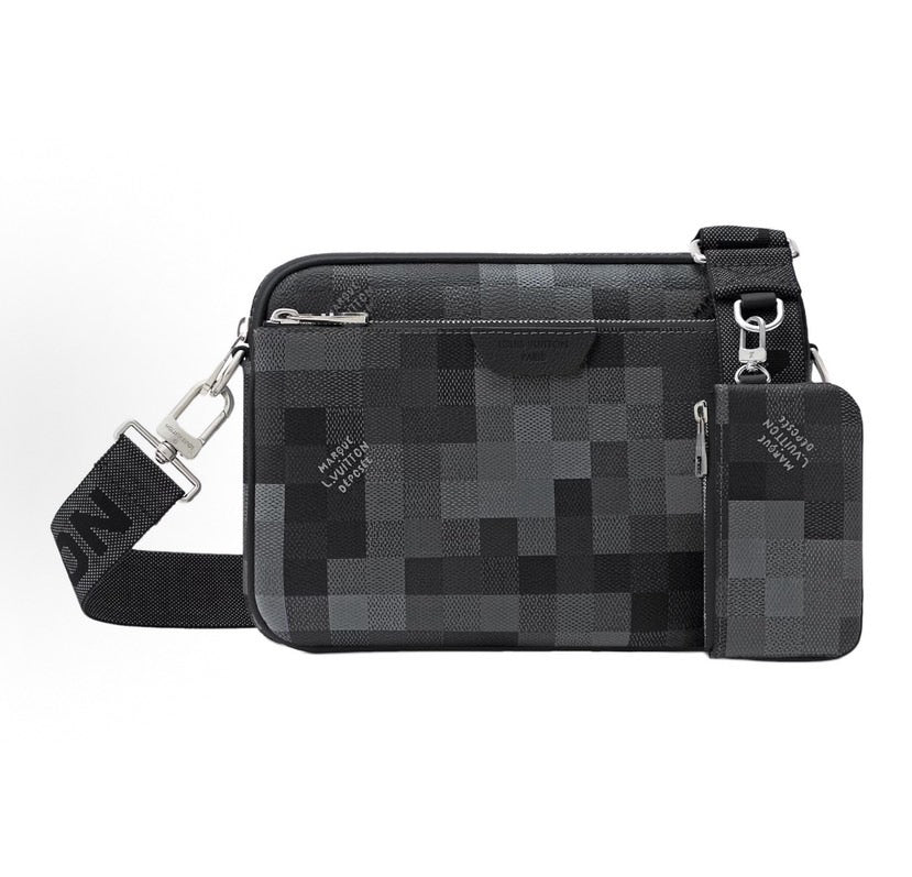 Louis Vuitton Trio Messenger Damoflage Black