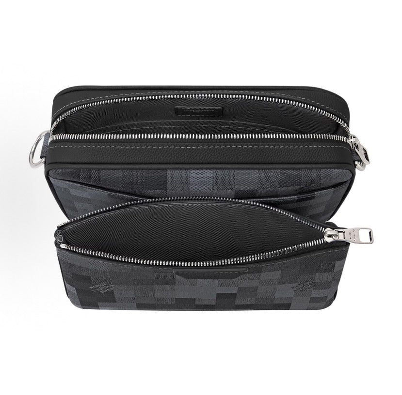 Louis Vuitton Trio Messenger Damoflage Black
