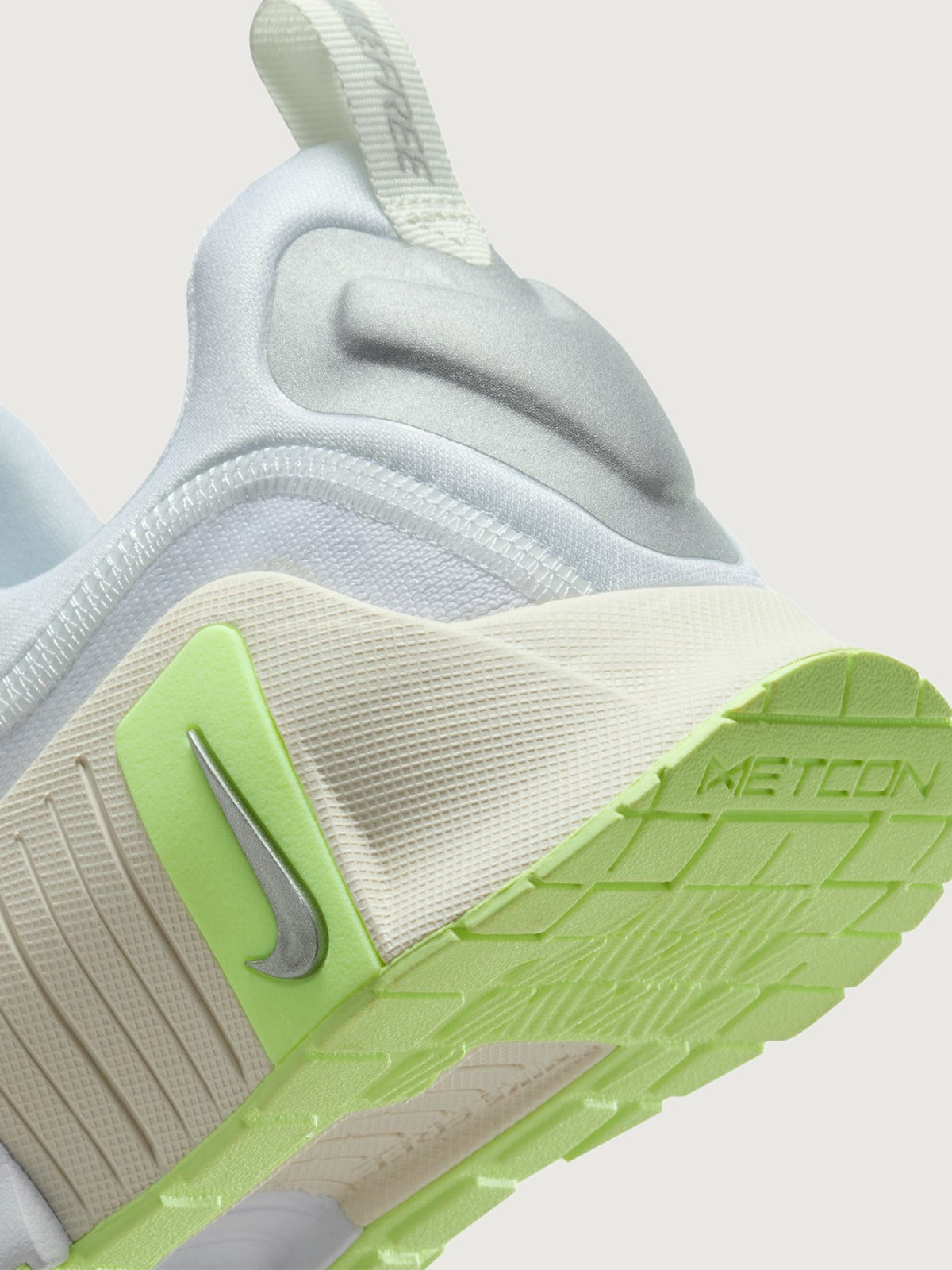Nike Free Metcon 6 - White/Metallic Silver/Barely Volt/Sail