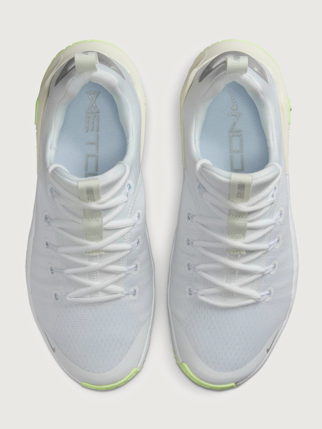Nike Free Metcon 6 - White/Metallic Silver/Barely Volt/Sail