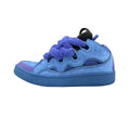 Lanvin Curb Sneakers 'Ultramarine Blue' - Purple Velvet Rope Laces