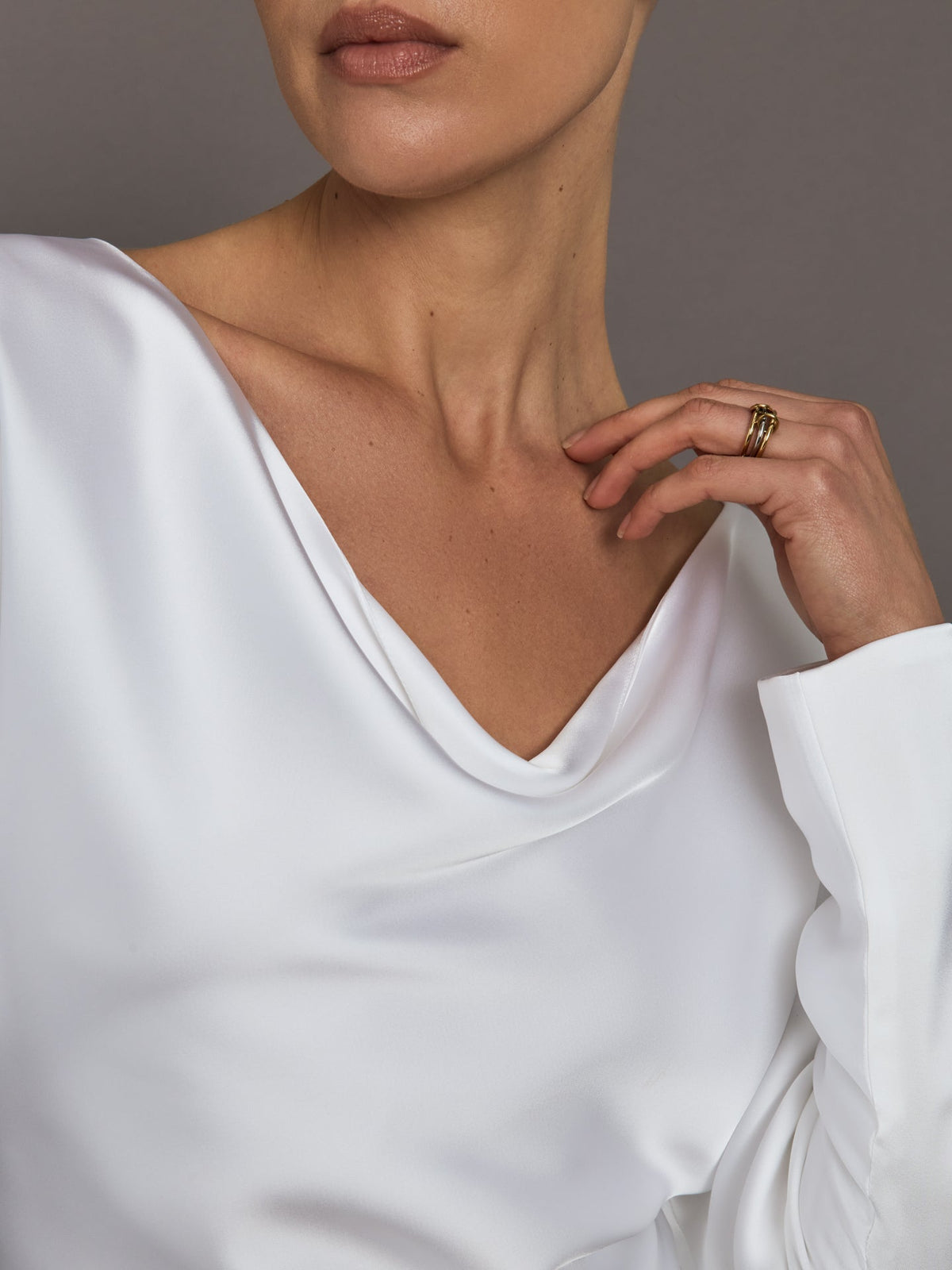 Dolman Maria Top - Snow White