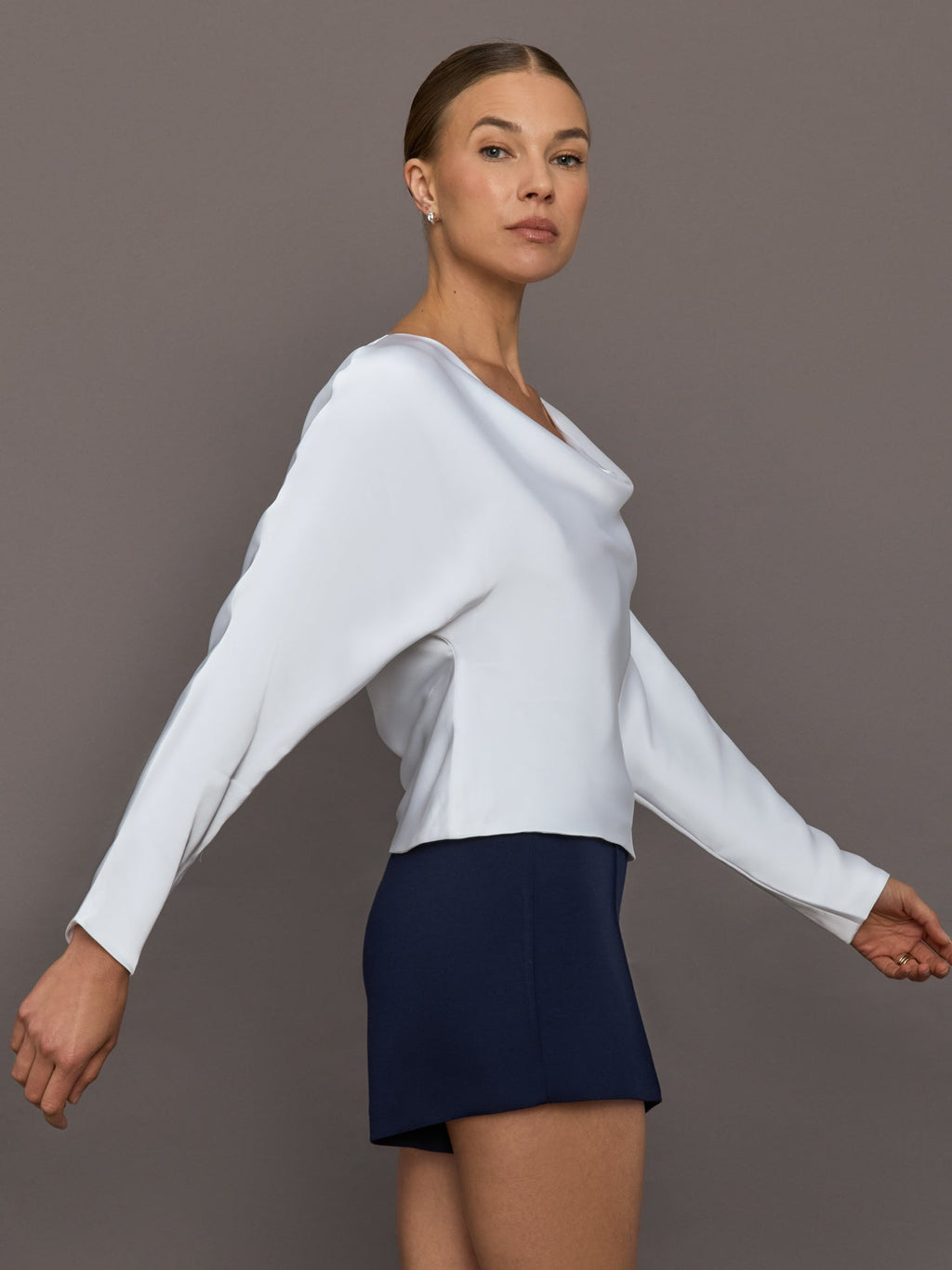 Dolman Maria Top - Snow White