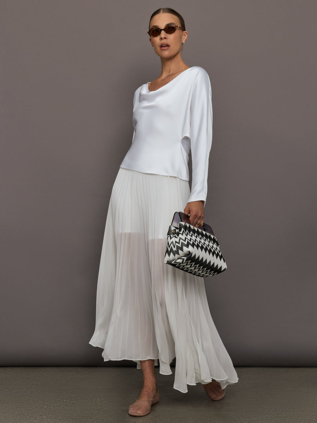 Dolman Maria Top - Snow White