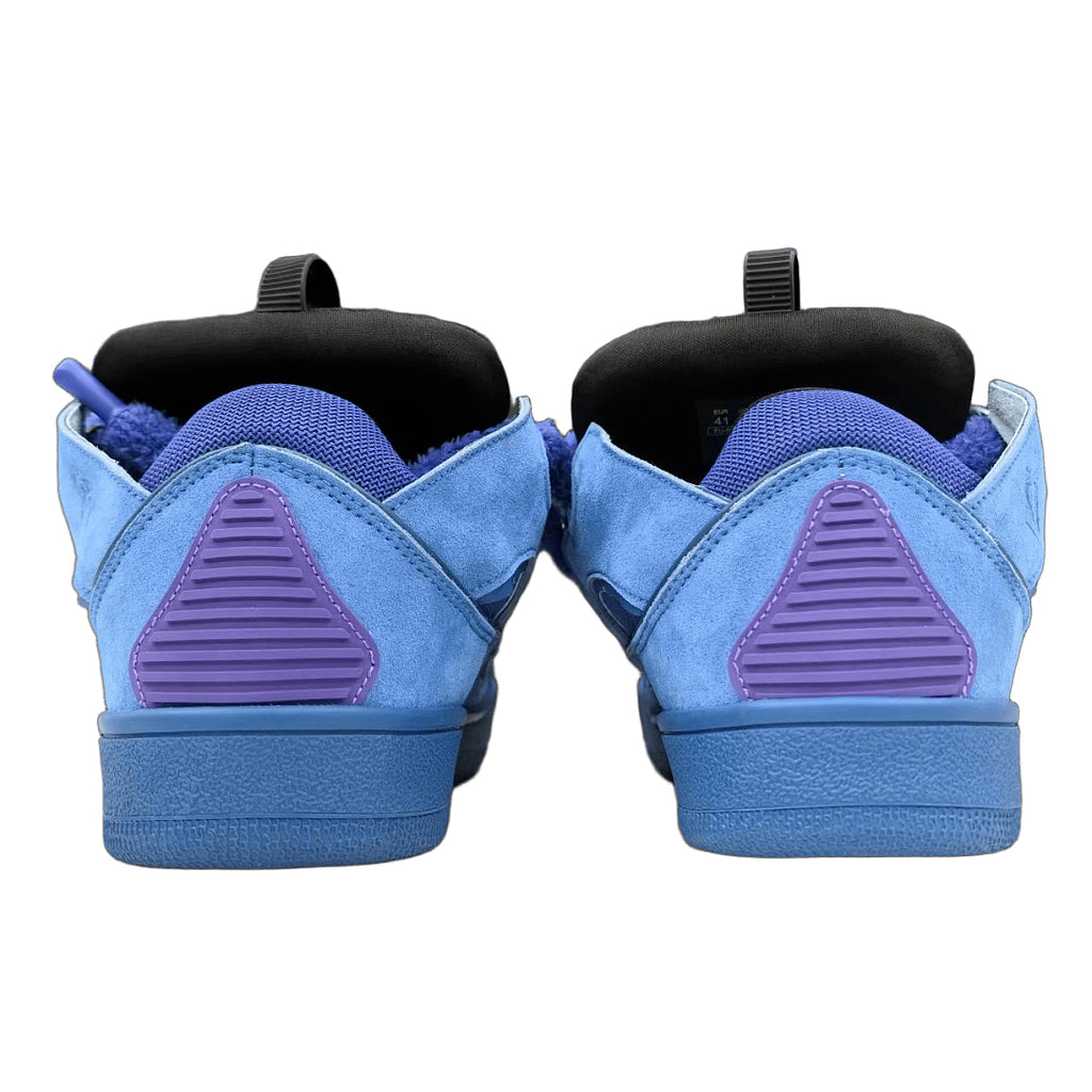 Lanvin Curb Sneakers 'Ultramarine Blue' - Purple Velvet Rope Laces