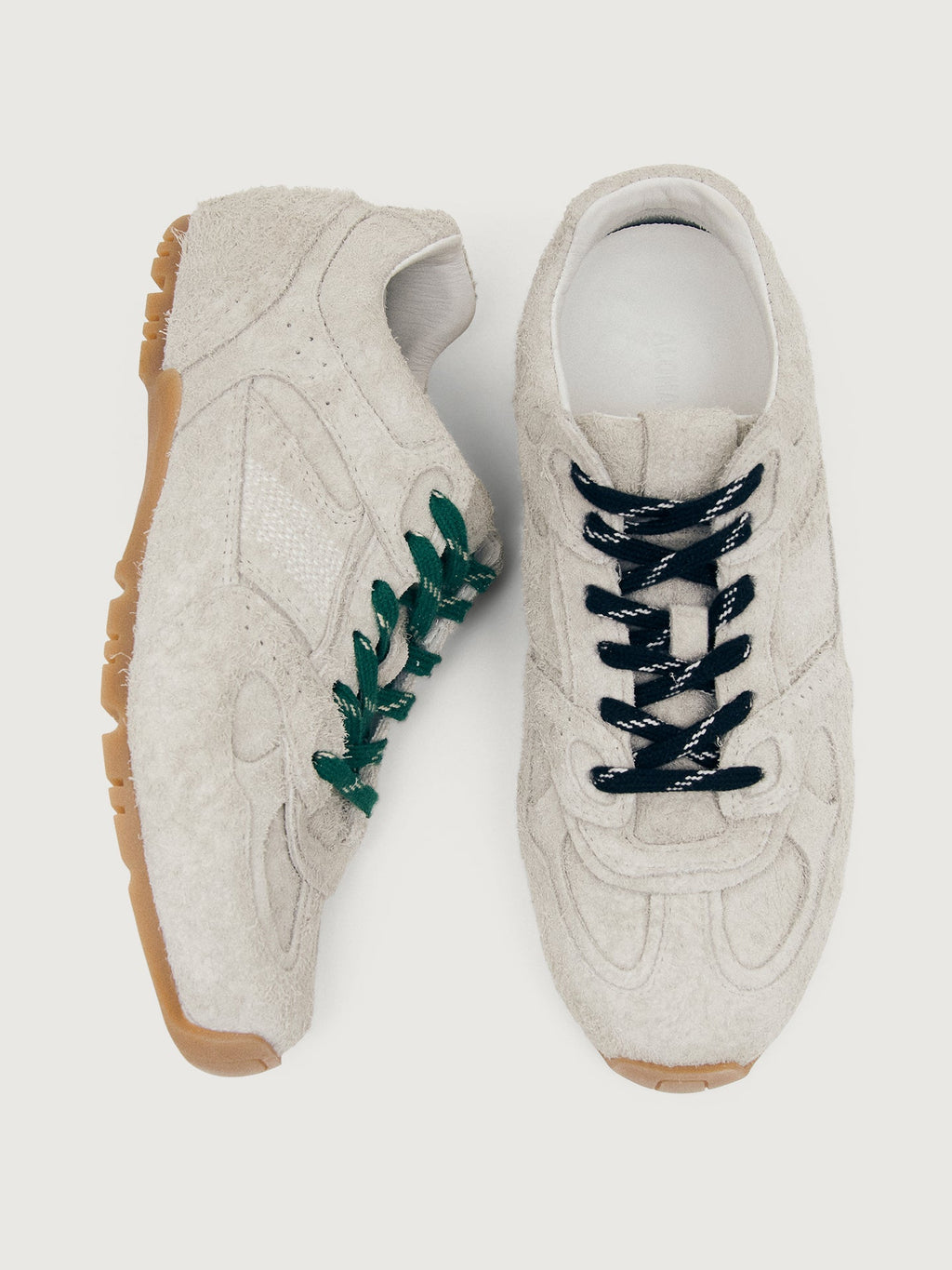 Tb.56 Fuzzy Sneaker - Light Grey