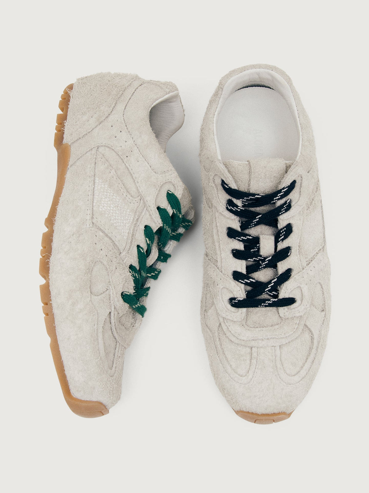 Tb.56 Fuzzy Sneaker - Light Grey