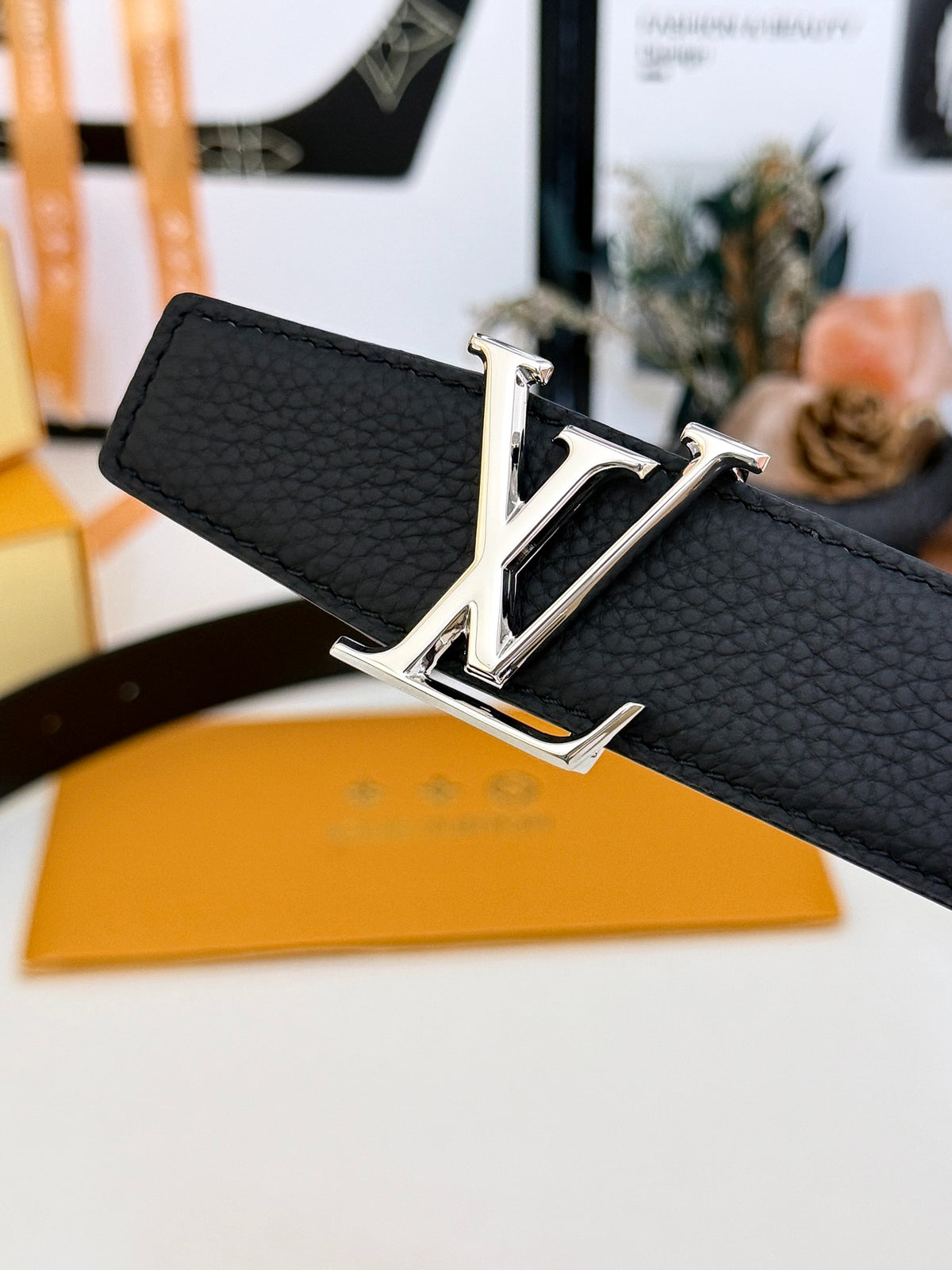 Louis Vuitton LV Atelier 35MM Reversible Belt Black