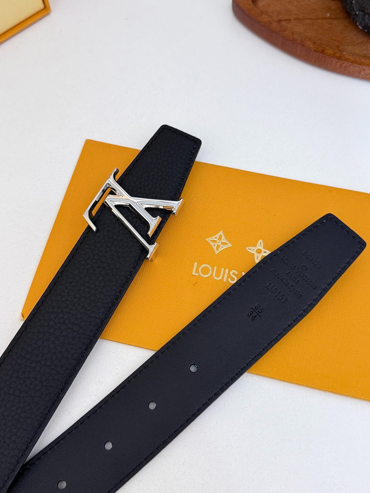 Louis Vuitton LV Atelier 35MM Reversible Belt Black