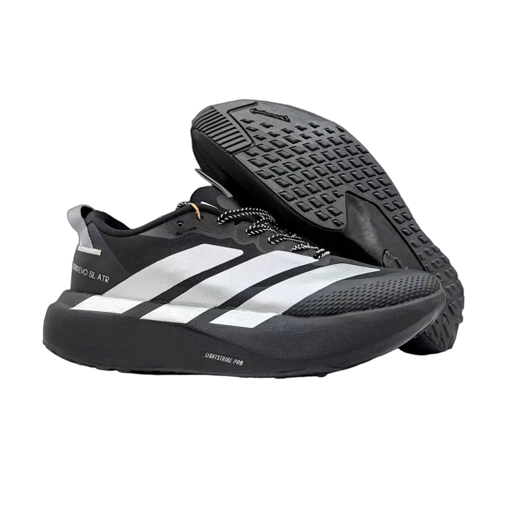 adidas Unisex Adizero Evo SL ATR Core Black / Silver Metallic