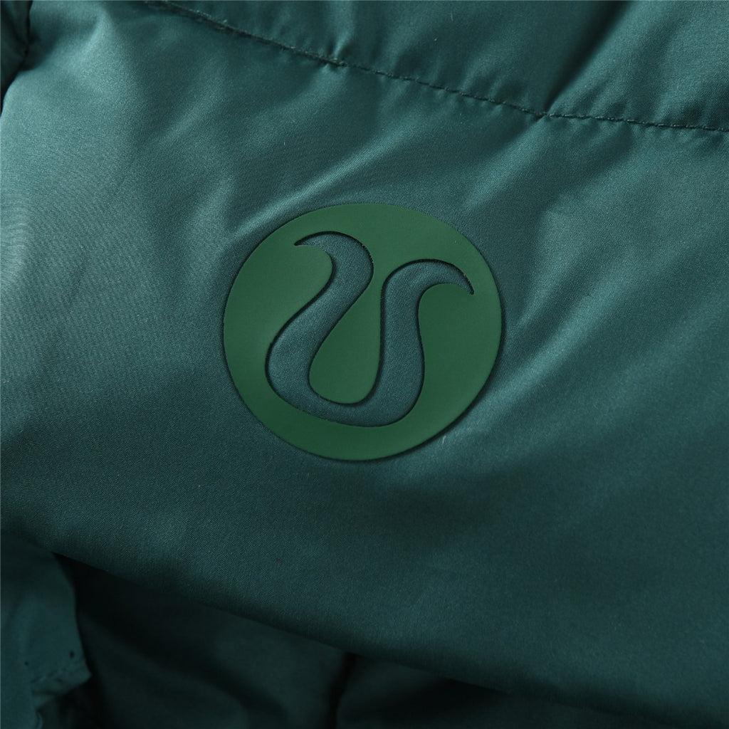 lululemon Women's Wunder Puff Water-Repellent Cropped Down Jacket in Storm Teal