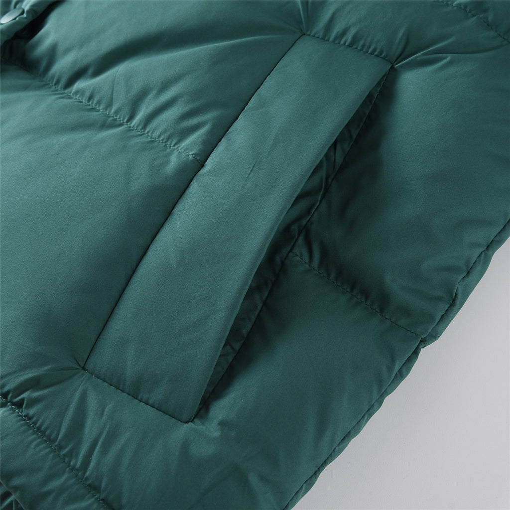 lululemon Women's Wunder Puff Water-Repellent Cropped Down Jacket in Storm Teal