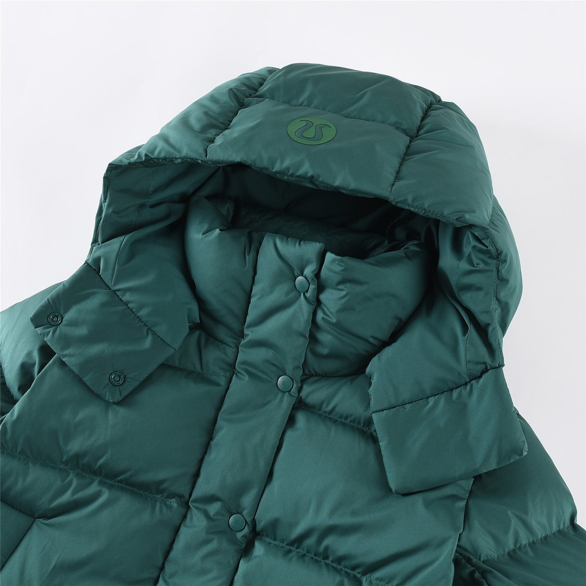 lululemon Women's Wunder Puff Water-Repellent Cropped Down Jacket in Storm Teal