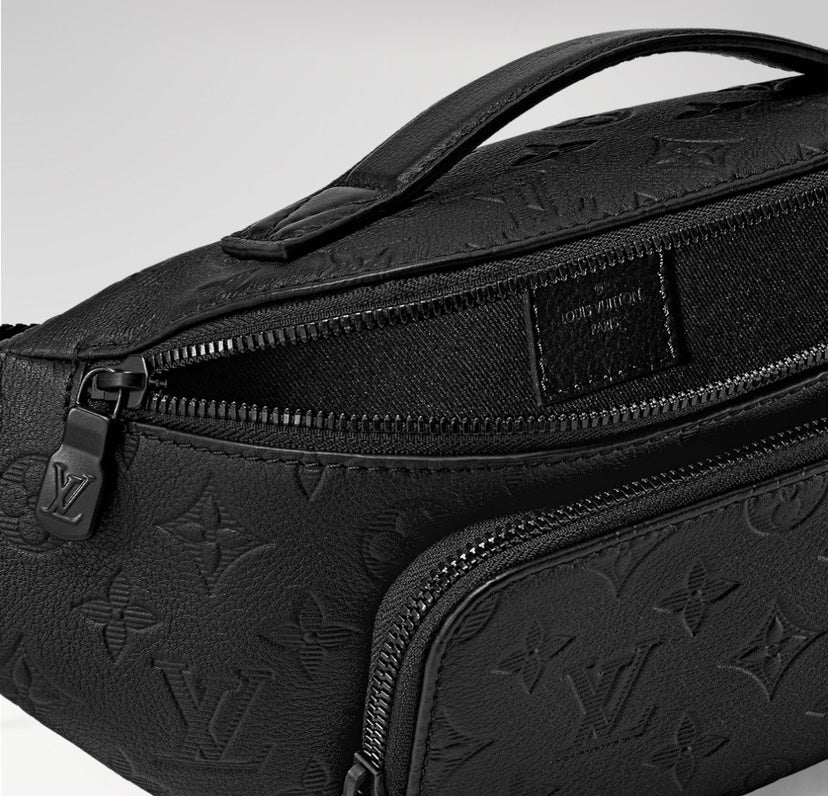 Louis Vuitton Rush Bumbag Monogram Shadow Leather Black