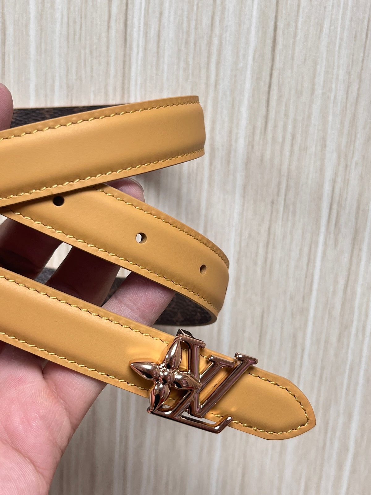 Louis Vuitton LV Bloom 20MM Reversible Belt Monogram Arizona