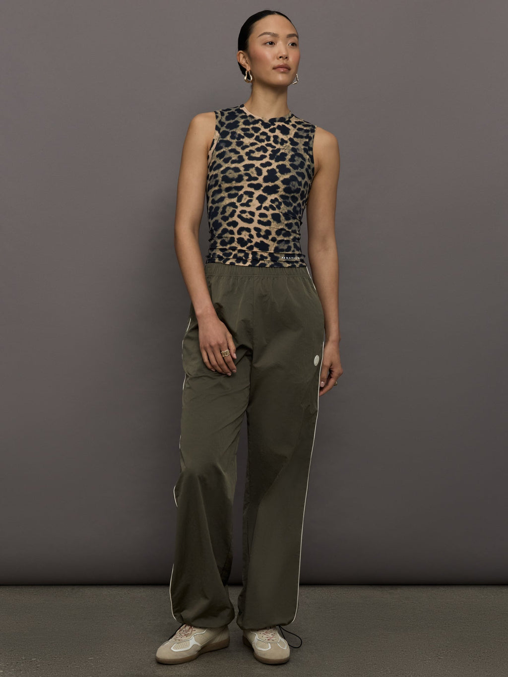Foundation Muscle Tank - Leopard