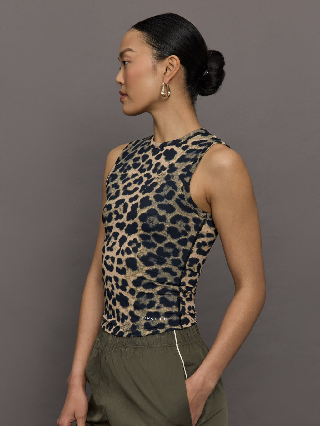 Foundation Muscle Tank - Leopard