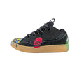 Lanvin x Gallery Dept. Curb Sneakers 'Black Splash' - Gum Sole