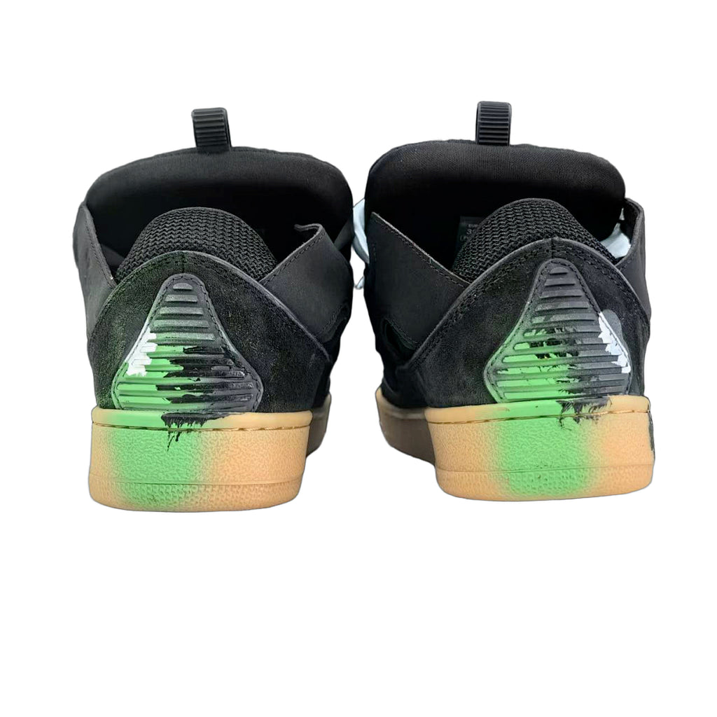 Lanvin x Gallery Dept. Curb Sneakers 'Black Splash' - Gum Sole