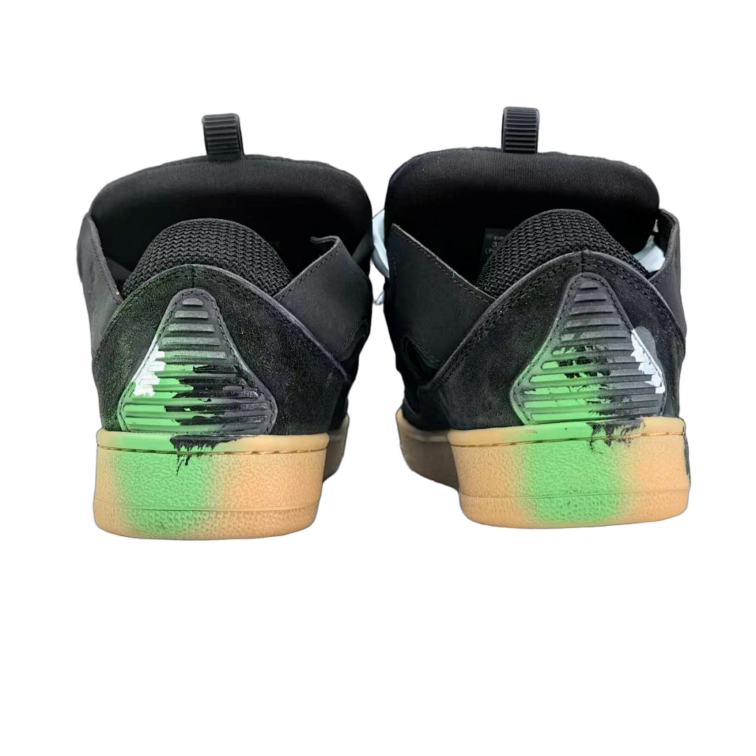Lanvin x Gallery Dept. Curb Sneakers 'Black Splash' - Gum Sole