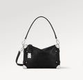 Louis Vuitton Side Trunk MM Monogram Debossed Leather Black / Silver