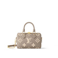 Louis Vuitton Speedy Bandoulière 20 Bicolor Monogram Empreinte Tourterelle Crème
