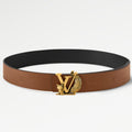 Louis Vuitton LV Initials Fox 40MM Reversible Belt Brown