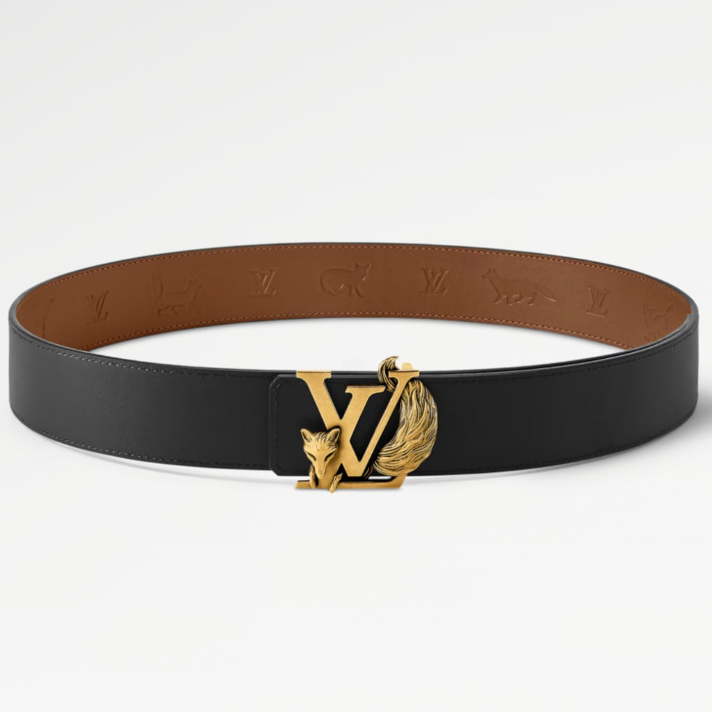 Louis Vuitton LV Initials Fox 40MM Reversible Belt Brown