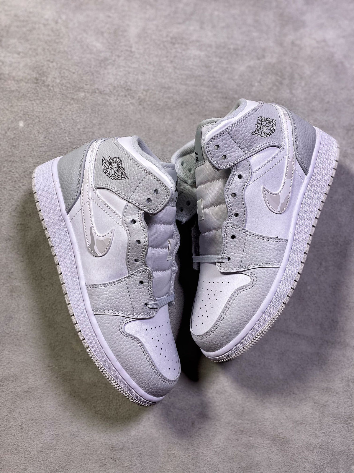 Air Jordan 1 Mid Grey Camo