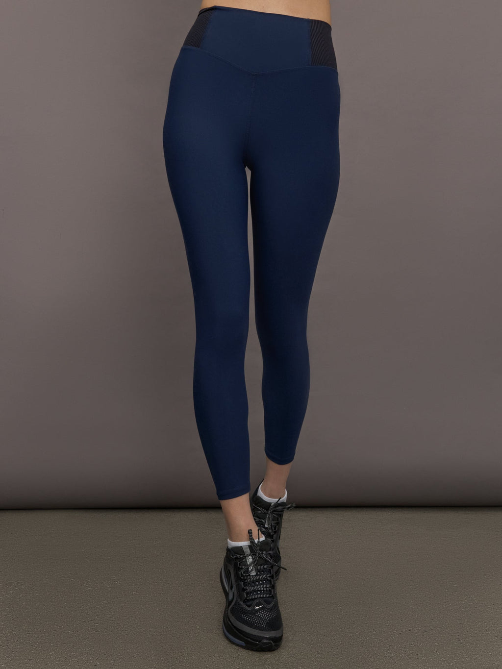 Seamed Legging in Melt - Navy/Black