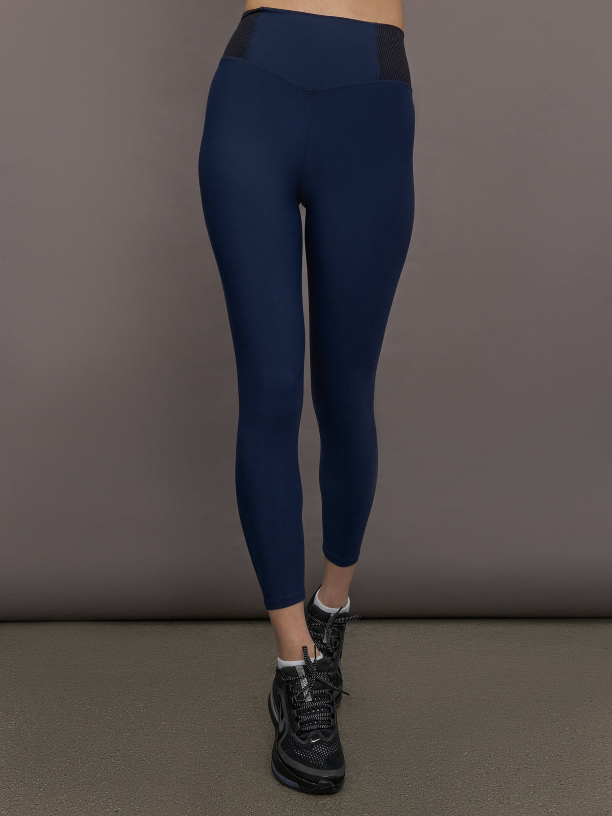 Seamed Legging in Melt - Navy/Black