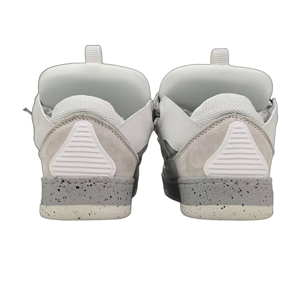 Lanvin Curb Sneakers 'Optic White' - Grey Speckled Midsole