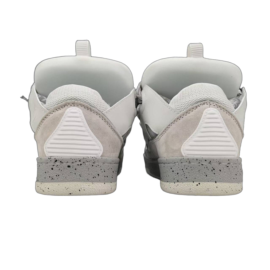 Lanvin Curb Sneakers 'Optic White' - Grey Speckled Midsole