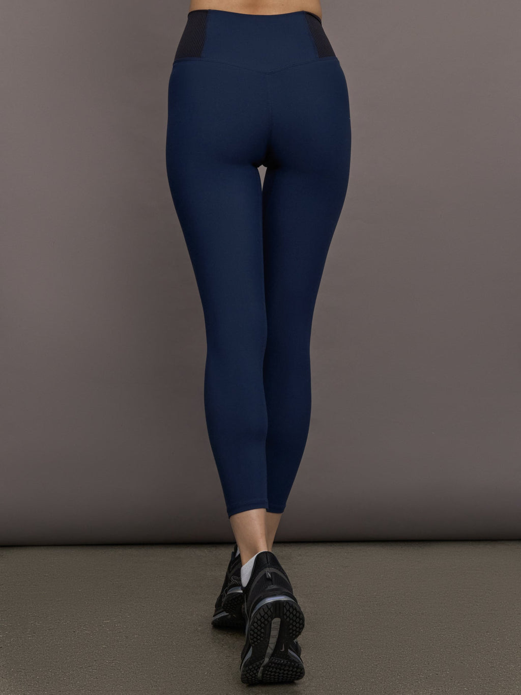 Seamed Legging in Melt - Navy/Black