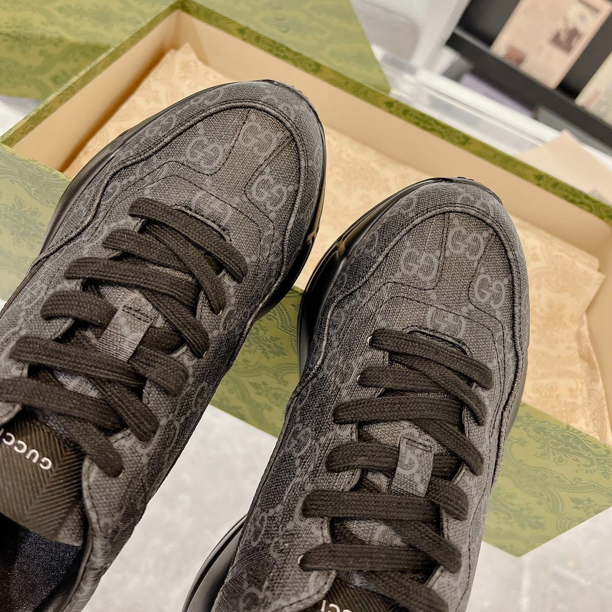 GG 100 RHYTON SNEAKER Ink Black