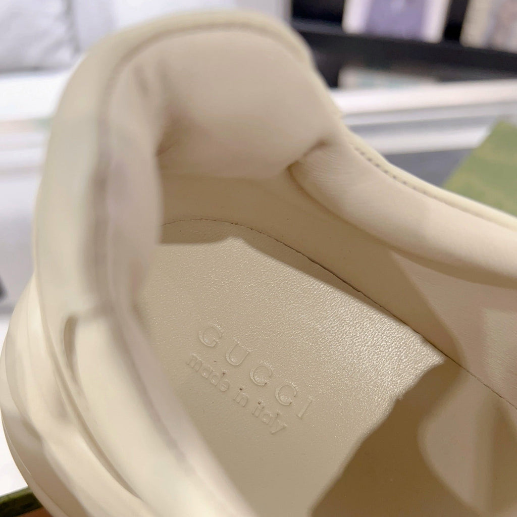 GG Rhyton Trainer Leather White Pink