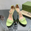 GG 105 HIGH HEEL SANDAL LIME LAMBSKIN