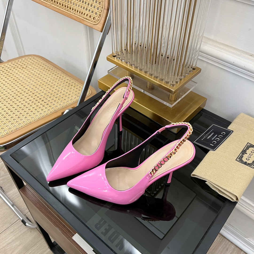 GG SIGNORIA SLINGBACK PUMP TAFFY LAMBSKIN