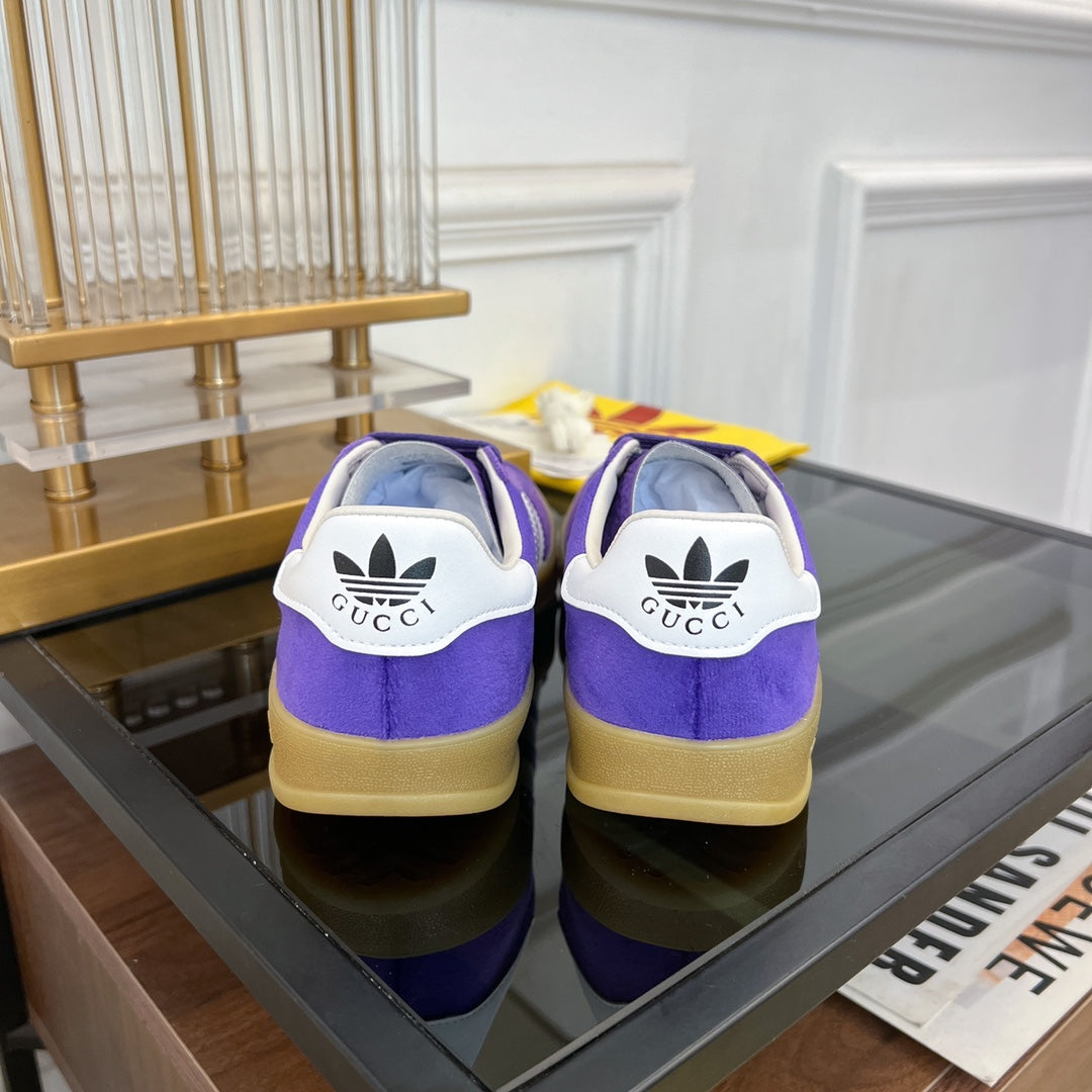 GG & ADIDAS GAZELLE SNEAKER VIOLET VELVET