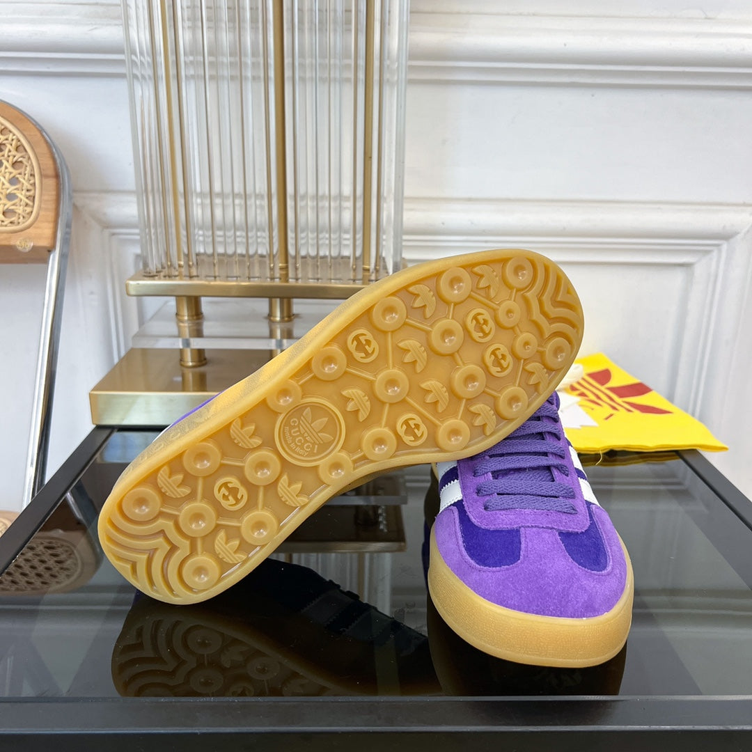 GG & ADIDAS GAZELLE SNEAKER VIOLET VELVET