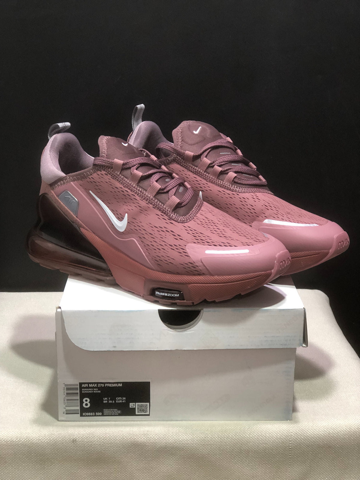 Air Max 270 Premium Mauve/Burgundy/White