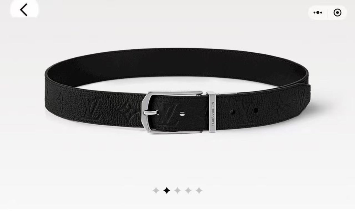 Louis Vuitton Slender 35mm Reversible Belt Other Leathers