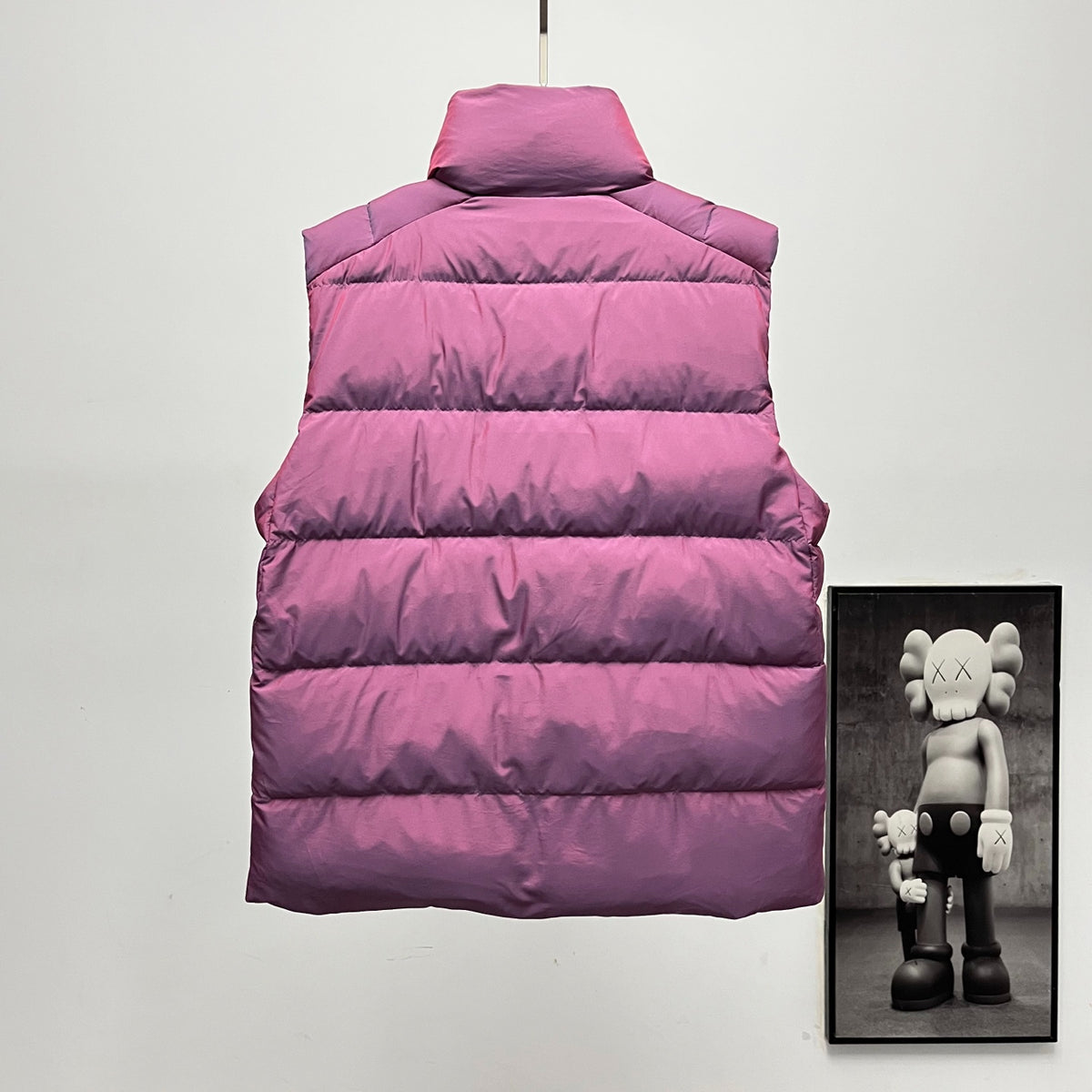 lululemon Wunder Puff Water-Repellent Down Puffer Vest in Heathered Plumful / Velvet Dust